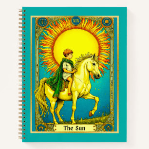 Tarotkaartillustratie, De Zon Journal Notitieboek