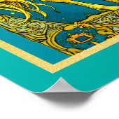 Tarotkaartillustratie, De Zon Poster (Hoek)