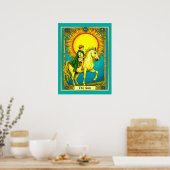 Tarotkaartillustratie, De Zon Poster (Keuken)