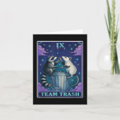 Tarotkaartspel Team Trash Wasbeer Tarotkaarten Del Kaart (Voorkant)