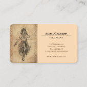 Tarotlezer heler esoterisch kunstzinnig Visitekaar Visitekaartje (Voorkant)