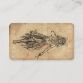 Tarotlezer heler esoterisch kunstzinnig Visitekaar Visitekaartje (Achterkant)