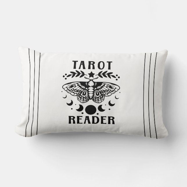 Tarotlezer Maanfase Melkweg Sterren Worpkussen Kussen (Voorkant)