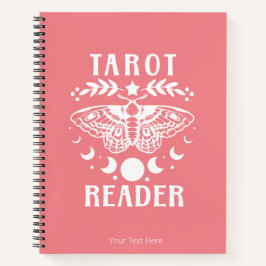 Tarotlezer Maanfase Mot Sterren Notitieboek