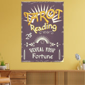 Tarotlezer vintage afdruk canvas afdruk (Insitu (Woonkamer))
