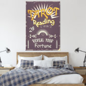 Tarotlezer vintage afdruk canvas afdruk (Insitu (Slaapkamer))