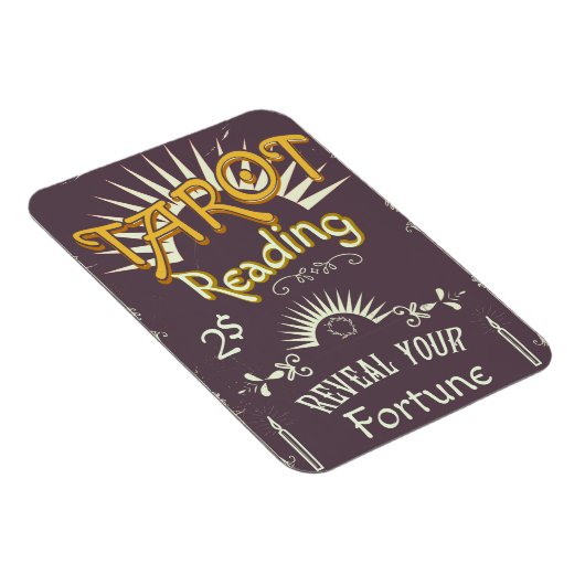 Tarotlezer vintage afdruk magneet (Rechterzijde)