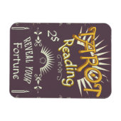 Tarotlezer vintage afdruk magneet (Horizontaal)