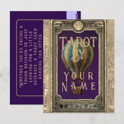 Tarotlezer Zakelijke ansichtkaart Briefkaart (Voorkant / Achterkant)