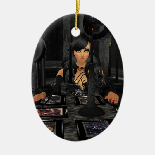 Tarotlezing Ovaal Ornament (Voorkant)