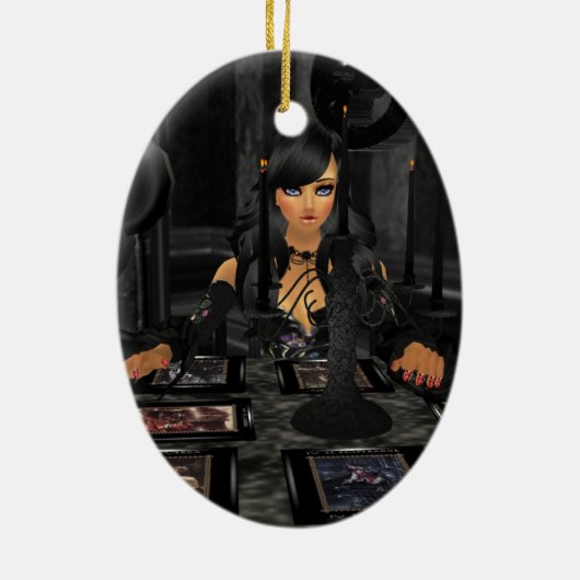 Tarotlezing Ovaal Ornament (Achterkant)