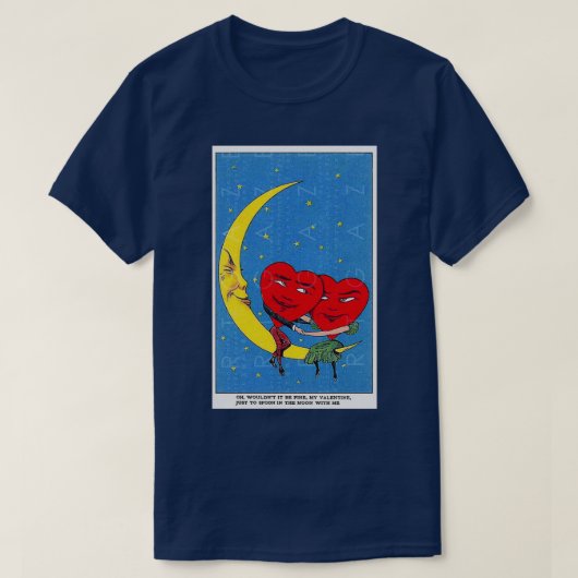 tarotmaan en -lovers kaart t-shirt (Design voorkant)