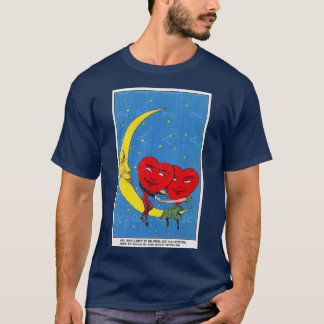 tarotmaan en -lovers kaart t-shirt