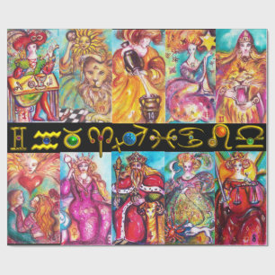 TAROTS EN ZODIAC BIRTHDAY SIGNS Tarot Astrology Cadeaupapier