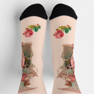 TAROTS / HEERES VAN DE MAAN, BLOEMEN EN ROZE ROZEN SOKKEN