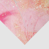 TAROTS / MAAN DAME, ROZE BLOEMEN WERVELINGEN MONOG TISSUEPAPIER (Detail)