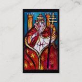 TAROTS OF LOST SHADOWS PAUS HIEROPHANT Zwart Papie Visitekaartje (Achterkant)