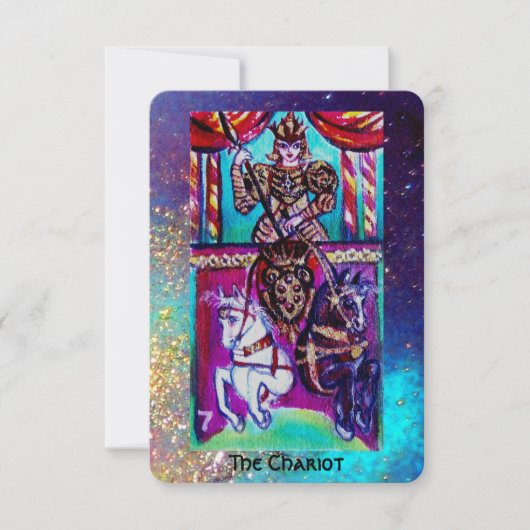 TAROTS OF THE LOST SHADOWS / THE CHARIOT Pearl Aankondiging (Voorkant)