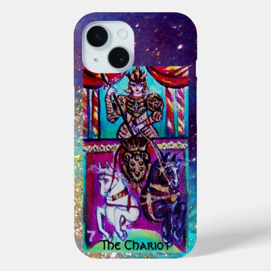 TAROTS OF THE LOST SHADOWS / THE CHARIOT Pearl Case-Mate iPhone Case (Achterkant)