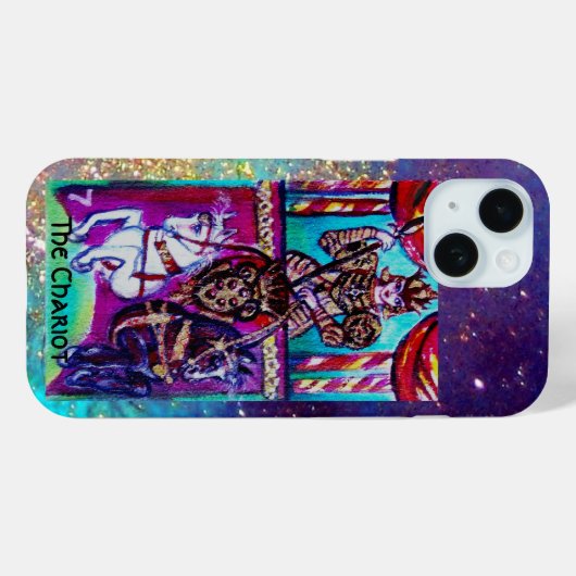 TAROTS OF THE LOST SHADOWS / THE CHARIOT Pearl Case-Mate iPhone Case (Achterkant (horizontaal))