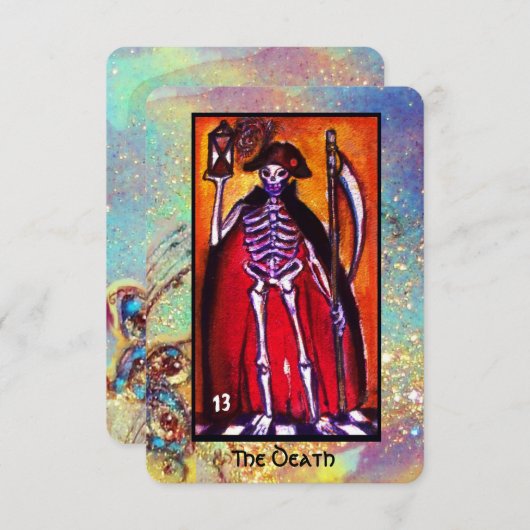 TAROTS VAN DE VERLOREN SCHADUWEN / DE DOOD AANKONDIGING (Voorkant / Achterkant)