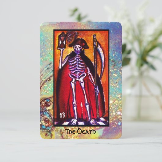 TAROTS VAN DE VERLOREN SCHADUWEN / DE DOOD AANKONDIGING (Staand voorkant)