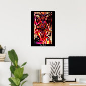TAROTS VAN DE VERLOREN SCHADUWEN De Duivel Poster (Thuiskantoor)