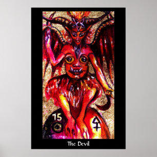 TAROTS VAN DE VERLOREN SCHADUWEN De Duivel Poster