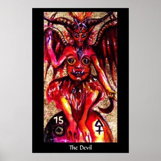 TAROTS VAN DE VERLOREN SCHADUWEN De Duivel Poster (Voorkant)