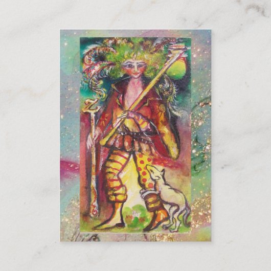 TAROTS VAN DE VERLOREN SCHADUWEN / DE DWAAS VISITEKAARTJE (Achterkant)