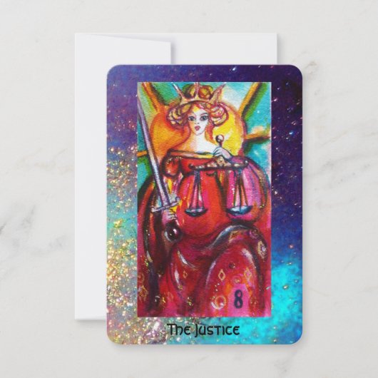 TAROTS VAN DE VERLOREN SCHADUWEN / DE GERECHTIGHEI AANKONDIGING (Voorkant)