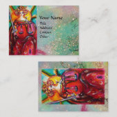 TAROTS VAN DE VERLOREN SCHADUWEN / DE GERECHTIGHEI VISITEKAARTJE (Voorkant / Achterkant)