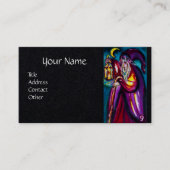 TAROTS VAN DE VERLOREN SCHADUWEN ,DE HERMIT Black  Visitekaartje (Voorkant)