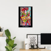 TAROTS VAN DE VERLOREN SCHADUWEN /DE MAGIËR POSTER (Thuiskantoor)