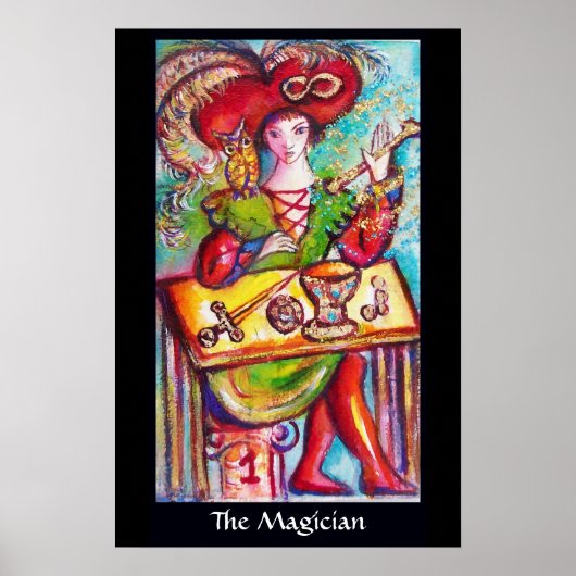 TAROTS VAN DE VERLOREN SCHADUWEN /DE MAGIËR POSTER (Voorkant)