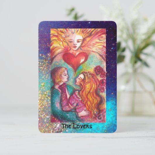 TAROTS VAN DE VERLOREN SCHADUWEN / DE MINNAARS Par Aankondiging (Staand voorkant)