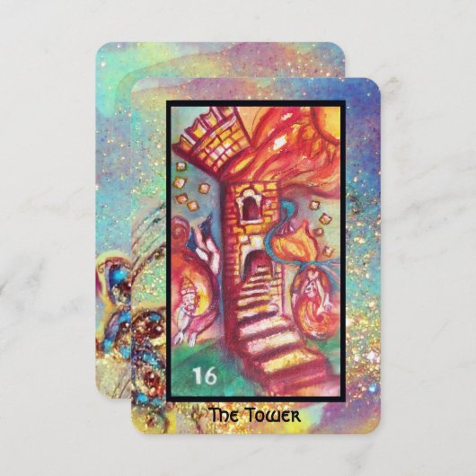 TAROTS VAN DE VERLOREN SCHADUWEN / DE TOREN AANKONDIGING (Voorkant / Achterkant)