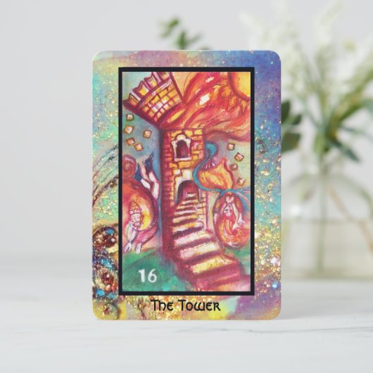 TAROTS VAN DE VERLOREN SCHADUWEN / DE TOREN AANKONDIGING (Staand voorkant)