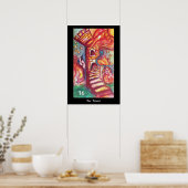TAROTS VAN DE VERLOREN SCHADUWEN De Toren Poster (Keuken)