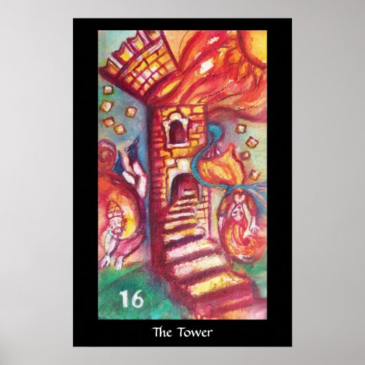 TAROTS VAN DE VERLOREN SCHADUWEN De Toren Poster (Voorkant)