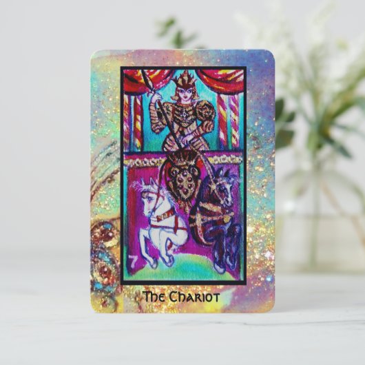 TAROTS VAN DE VERLOREN SCHADUWEN / DE WAGEN AANKONDIGING (Staand voorkant)