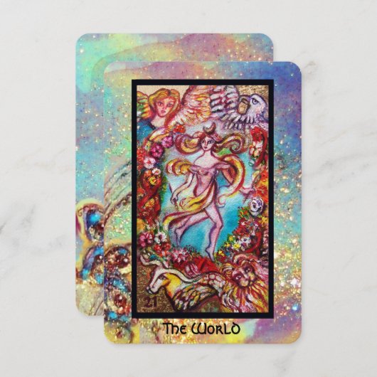 TAROTS VAN DE VERLOREN SCHADUWEN / DE WERELD AANKONDIGING (Voorkant / Achterkant)