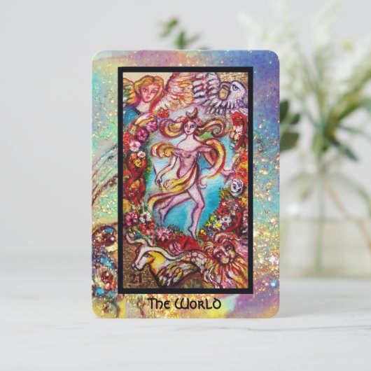 TAROTS VAN DE VERLOREN SCHADUWEN / DE WERELD AANKONDIGING (Staand voorkant)