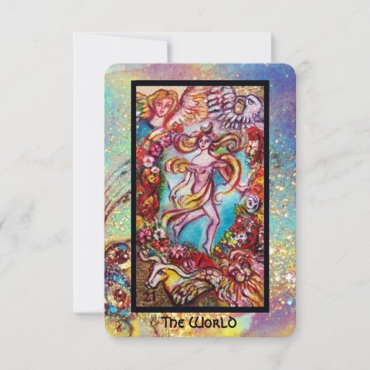 TAROTS VAN DE VERLOREN SCHADUWEN / DE WERELD AANKONDIGING (Voorkant)