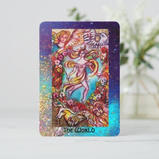 TAROTS VAN DE VERLOREN SCHADUWEN / DE WERELD PAREL AANKONDIGING (Staand voorkant)