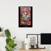 TAROTS VAN DE VERLOREN SCHADUWEN De Wereld Poster (Thuiskantoor)