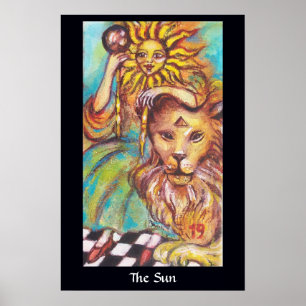 TAROTS VAN DE VERLOREN SCHADUWEN /DE ZON POSTER