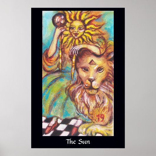 TAROTS VAN DE VERLOREN SCHADUWEN /DE ZON POSTER (Voorkant)