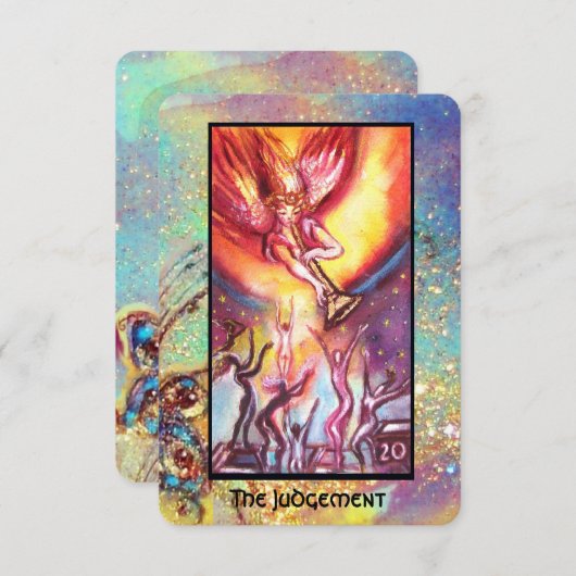 TAROTS VAN DE VERLOREN SCHADUWEN / HET OORDEEL AANKONDIGING (Voorkant / Achterkant)