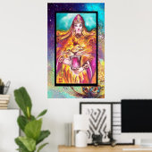 TAROTS VAN DE VERLOREN SCHADUWEN / KRACHT FORTITUD POSTER (Thuiskantoor)